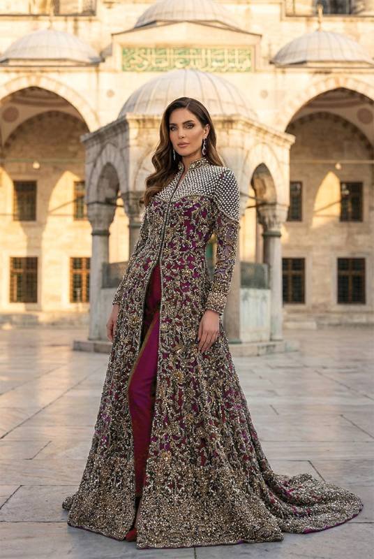 Crimson Bridal Lehenga